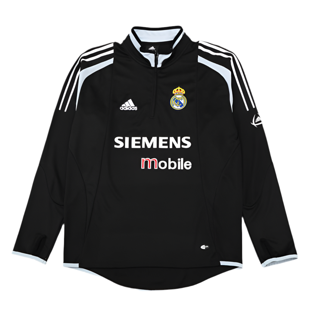 Chándal Retro Real Madrid Negro 2004/05