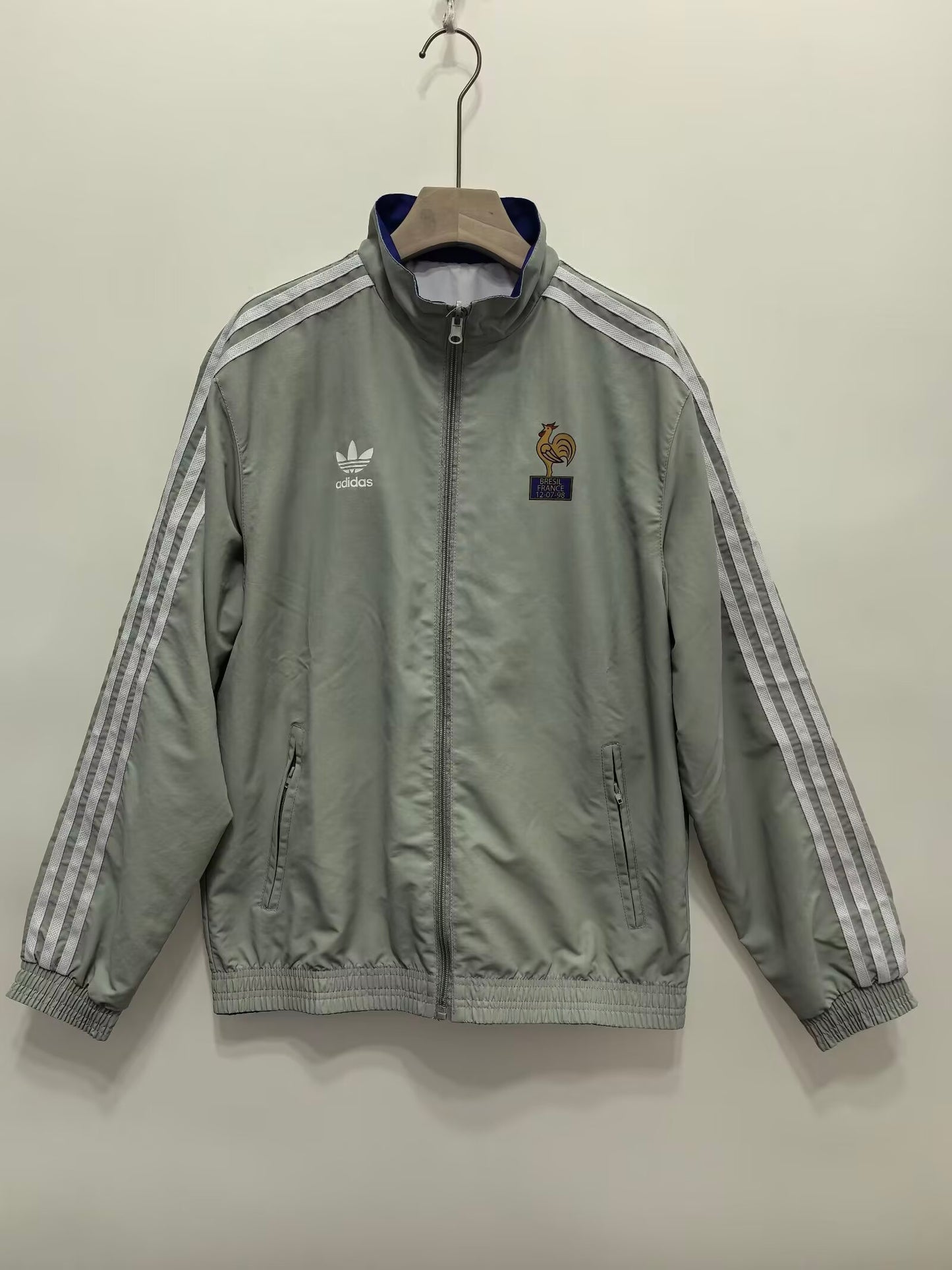 Chaqueta Cortavientos Francia Retro Reversible