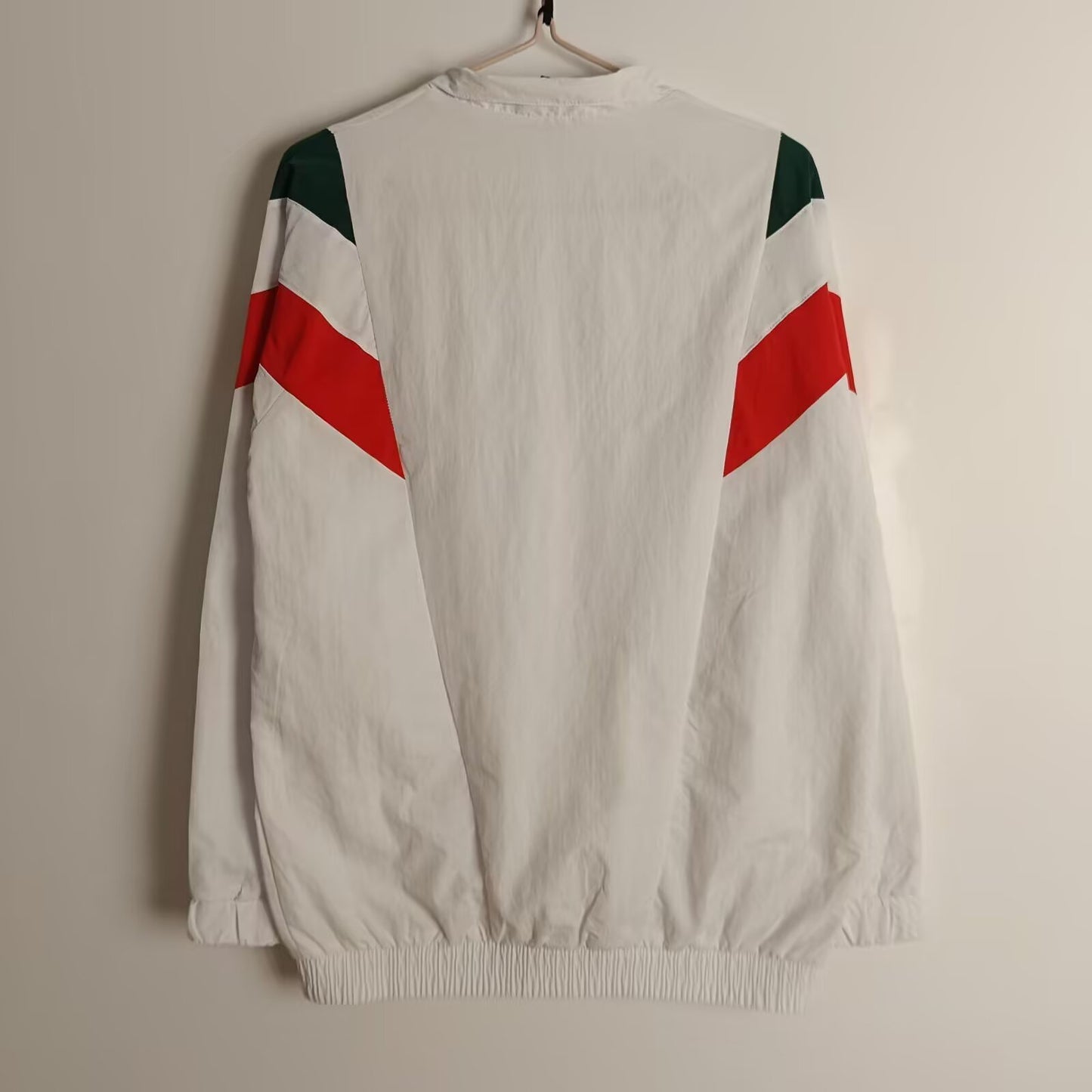 Chaqueta Cortavientos Italia Blanca