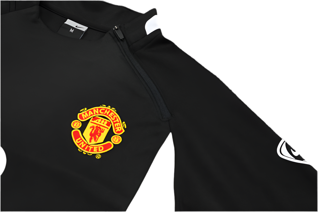 Chándal Retro Manchester United Negro 2002/03