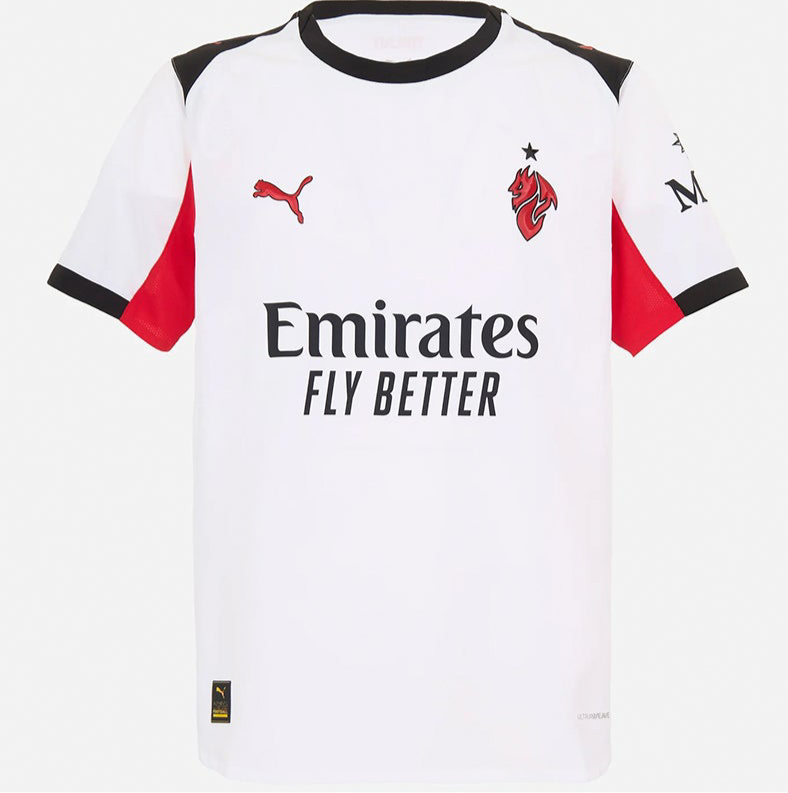 Segunda equipación AC Milan 25/26