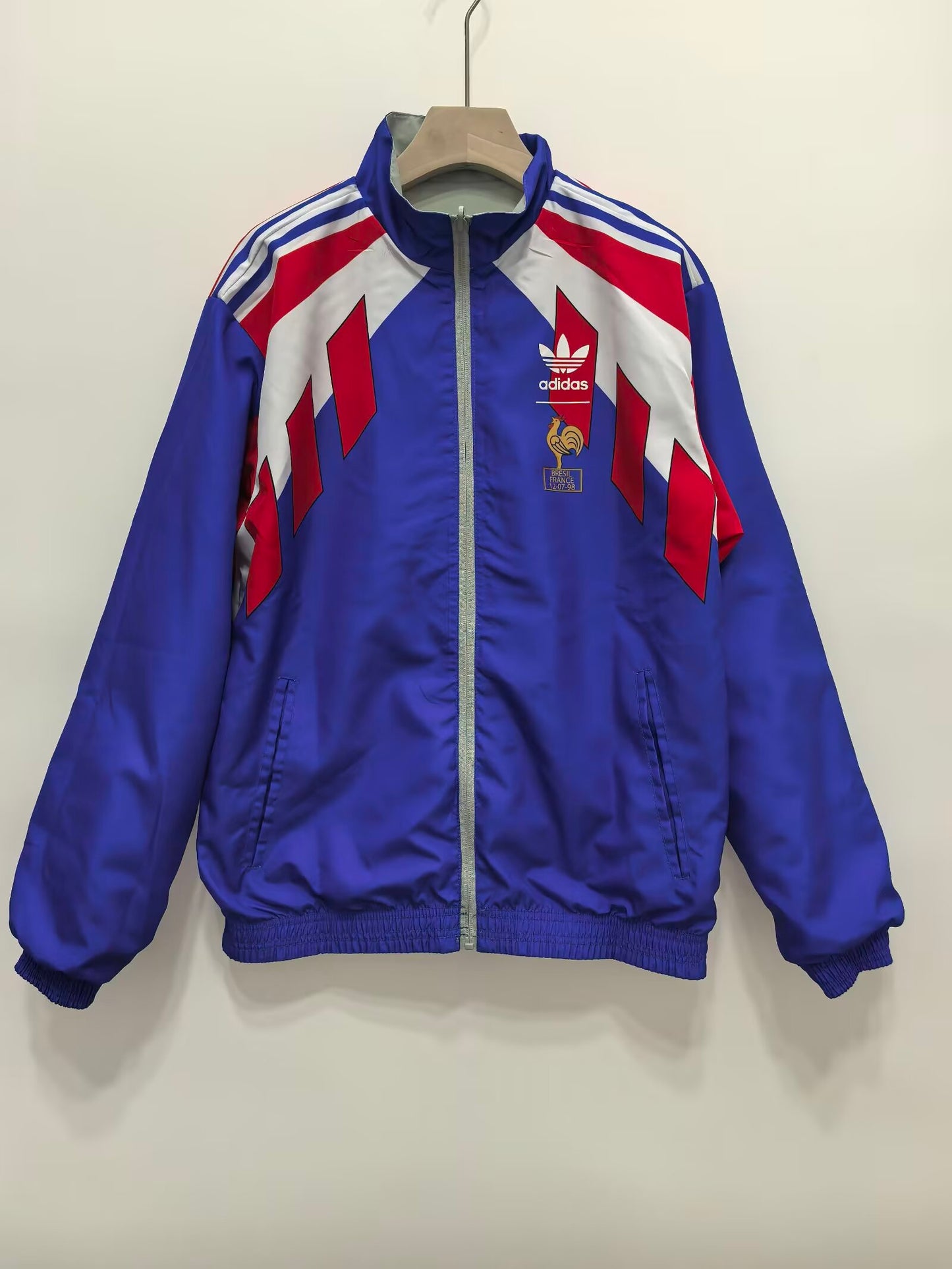 Chaqueta Cortavientos Francia Retro Reversible