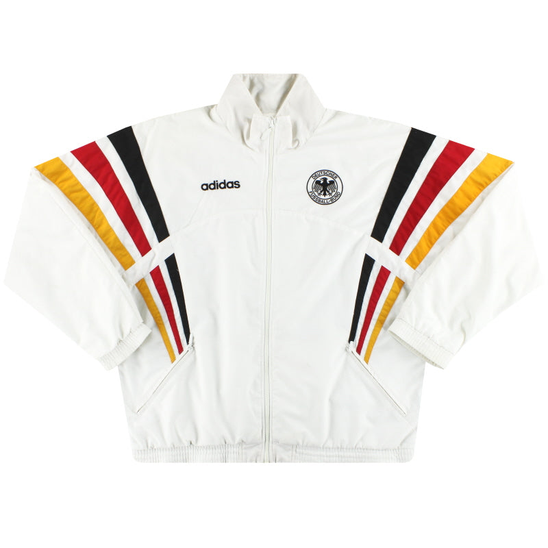 Chaqueta Cortavientos Blanca Alemania Retro