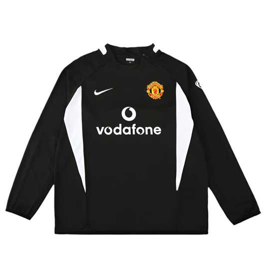 Chándal Retro Manchester United Negro 2002/03