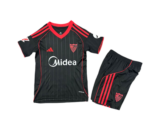 Kit Niño Tercera equipación Sevilla FC 25/26