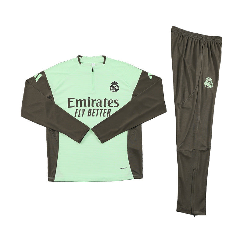 Chándal Real Madrid Verde Gris 25/26