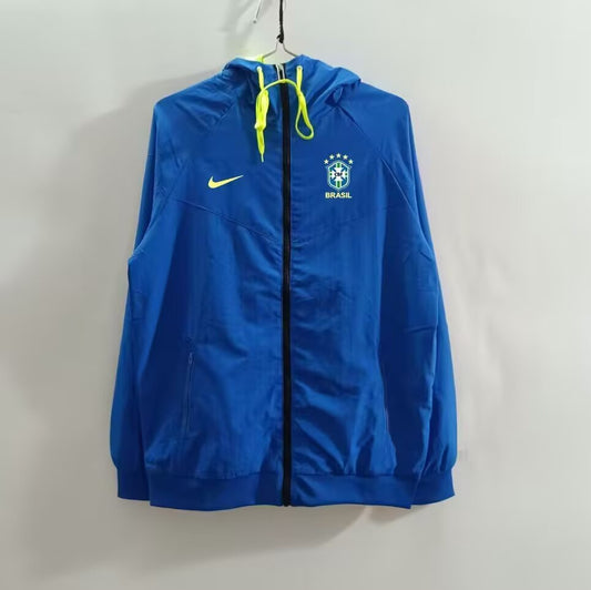 Chaqueta Cortavientos Brasil Azul