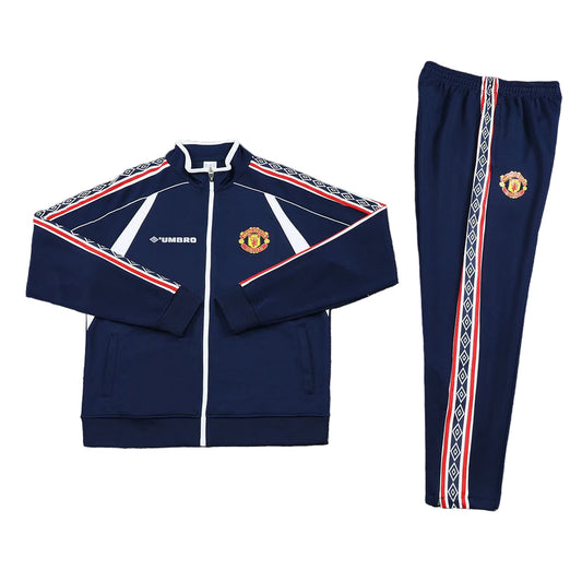 Chándal Manchester United paseo Retro Azul