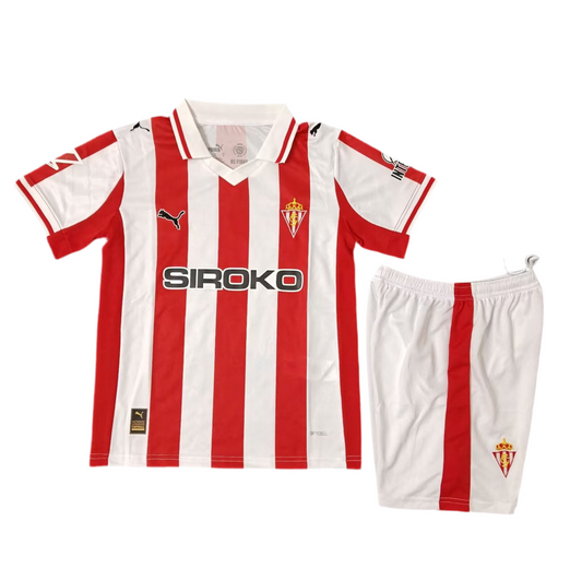 Kit Niño Primera equipación Sporting Gijón 25/26
