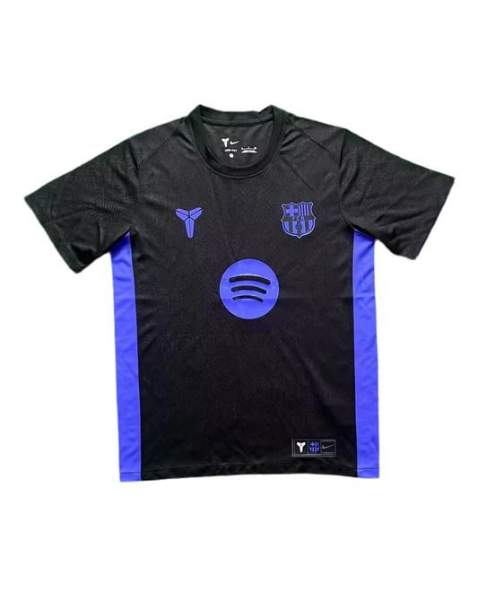 Camiseta Prepartido Negra FC Barcelona 25/26