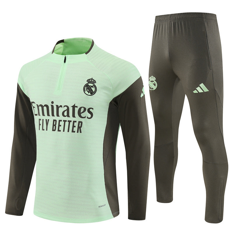 Chándal Real Madrid Verde Gris 25/26
