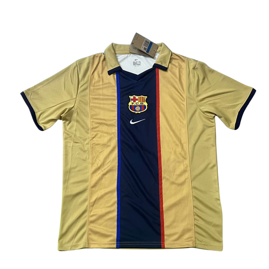 FC Barcelona Travis Scott Retro 2000/2001 Skeleton Cactus Jack Dorada