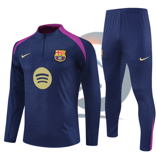Chándal niño FC Barcelona 25/26 Azul Oscuro