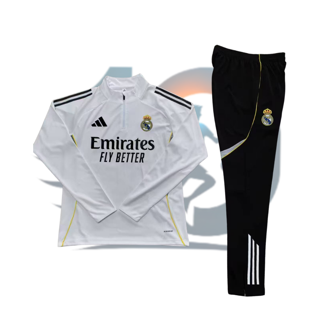 Chándal niño Real Madrid Blanco 25/26