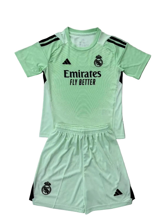 Kit Niño Portero Verde Real Madrid 25/26