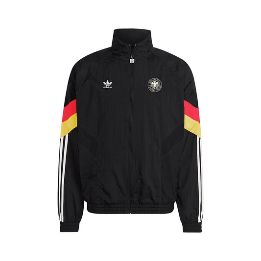 Chaqueta Cortavientos Negra Alemania Retro