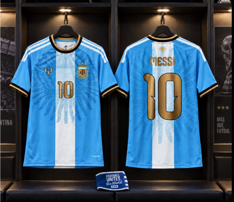 Equipación Argentina Despedida Messi